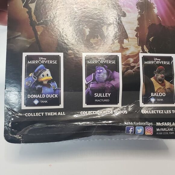 NEW 2021 Disney Mirrorverse Sully Fractured 5" Action Figure NIP - Picture 5 of 6